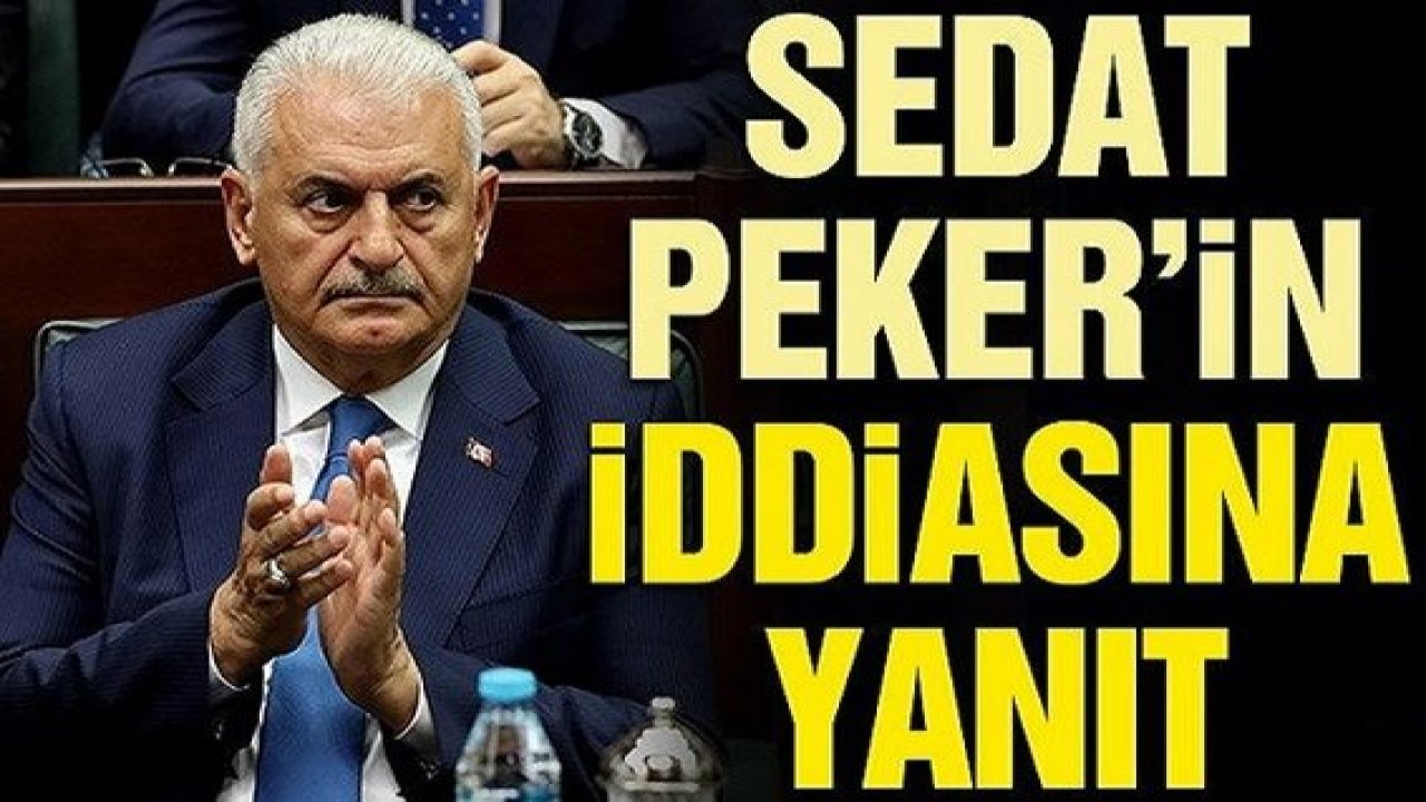 Son Dakika: Video Haber...Binali Yıldırım'dan Sedat Peker'in uyuşturucu iddialarına yanıt: Bu kesinlikle yalandır, şiddetle reddediyoruz