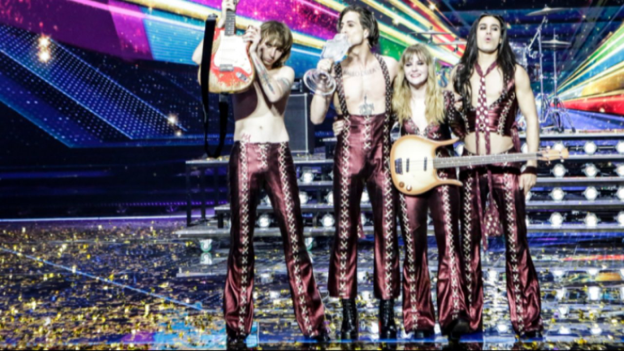 Eurovision Şarkı Yarışması'nı Maneskin rock grubu kazandı