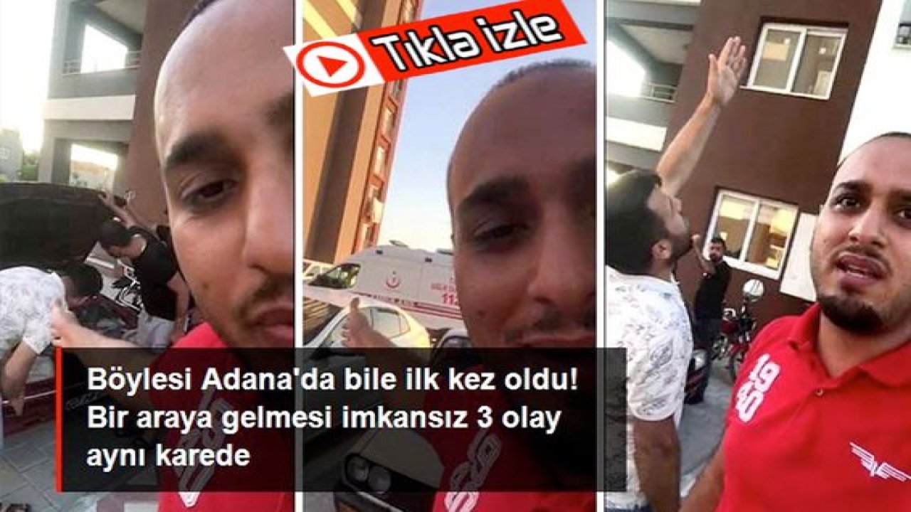 Video Haber...Böylesi ancak Adana’da olur! İntihar, araç pazarlığı ve doğum günü kutlaması aynı karede