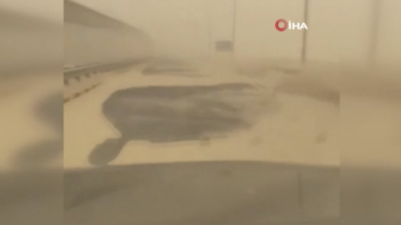 Kuveyt’i kum fırtınası vurdu