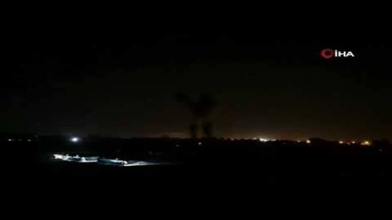 İsrail savaş uçakları, Gazze’yi vurdu