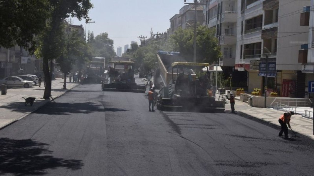 Büyükşehir, Ordu Caddesi’nin asfaltını yeniledi
