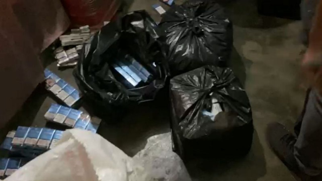Video Haber...Son Dakika: Gaziantep’te 3 bin 400 paket kaçak sigara ele geçirildi