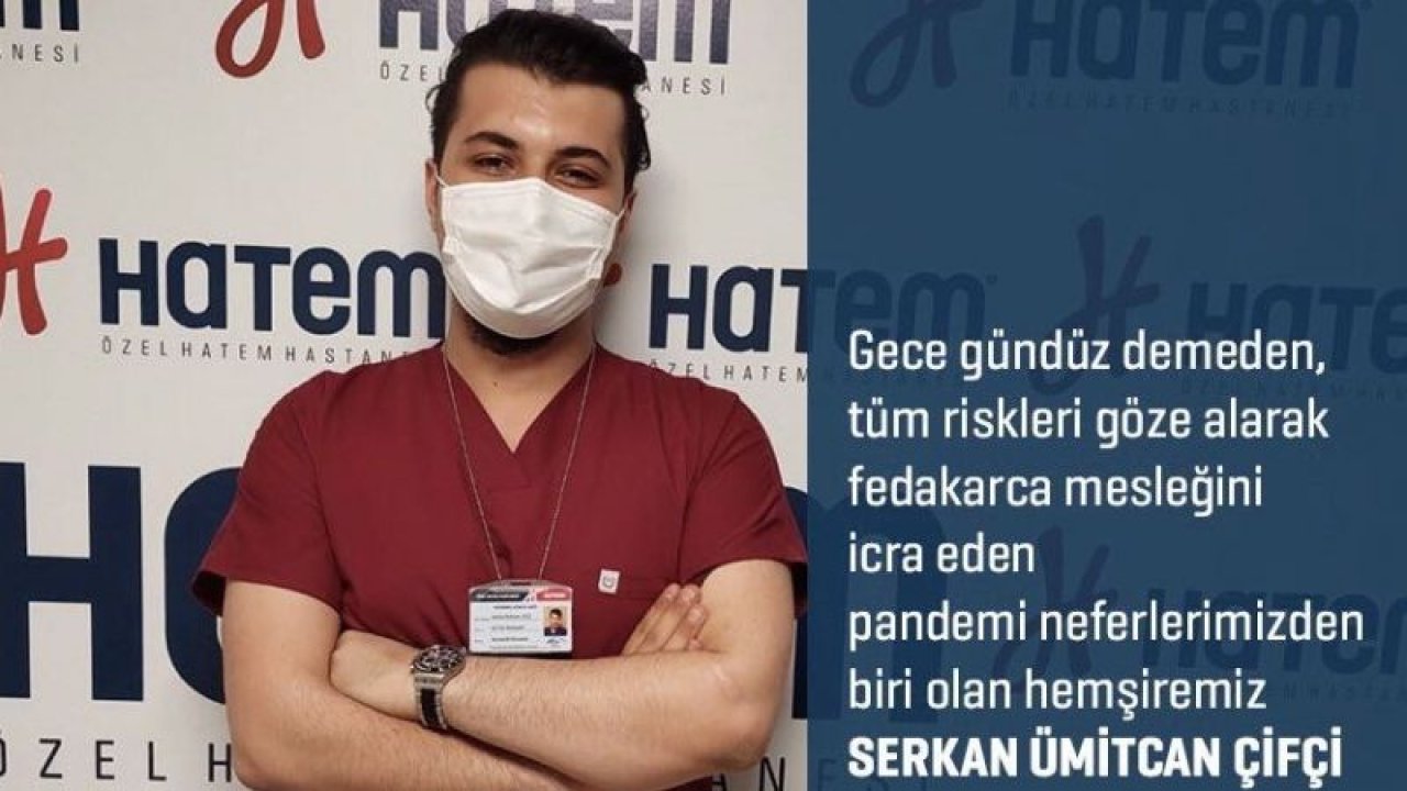 Hatem Hastanesi hemşiresi Serkan Çifçi’den rekor düzeyde aşı sayısı!