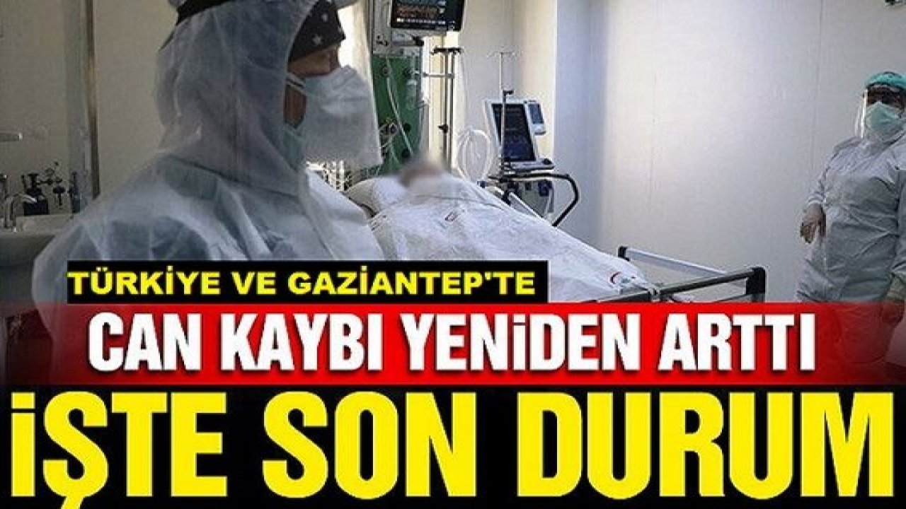 SON DAKİKA:Türkiye ve Gaziantep'te Korona'da Can Kaybı Arttı....