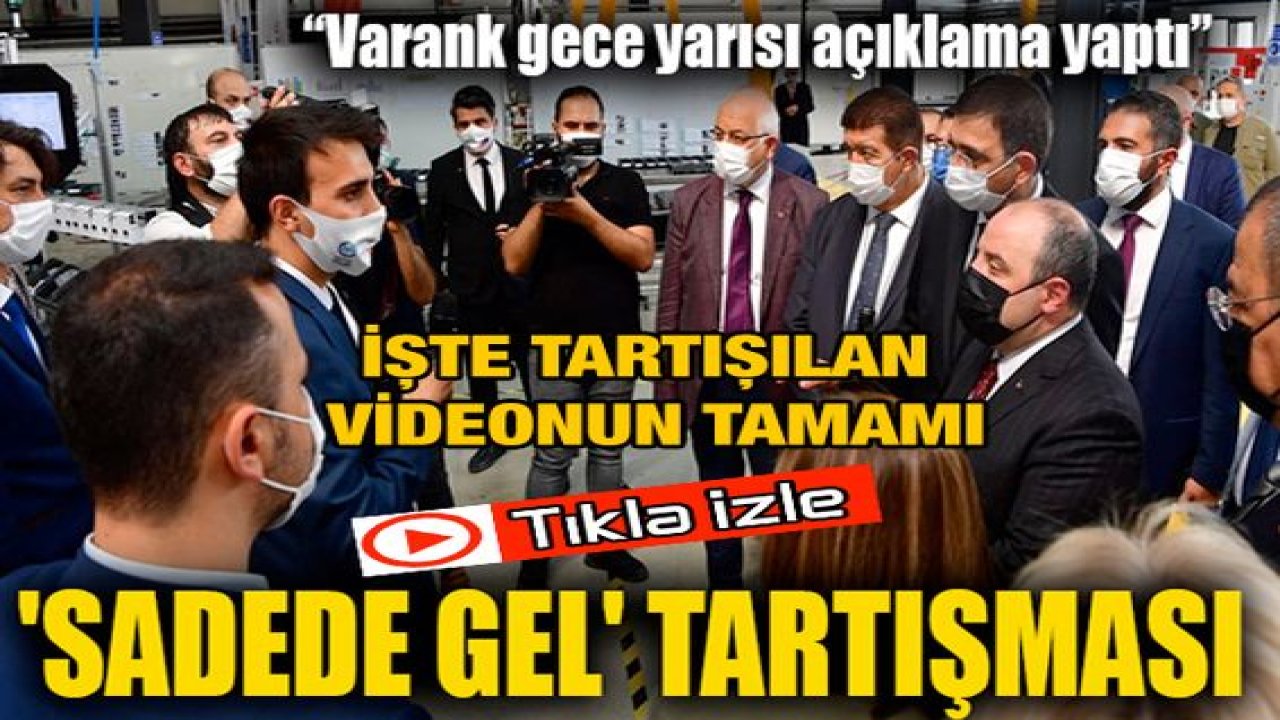 Video Haber...Bakan Varank'tan Videolu 'Sadede geliyorum'  Cevabı...Bakan Varank:Video Kırparak siyaset olmaz