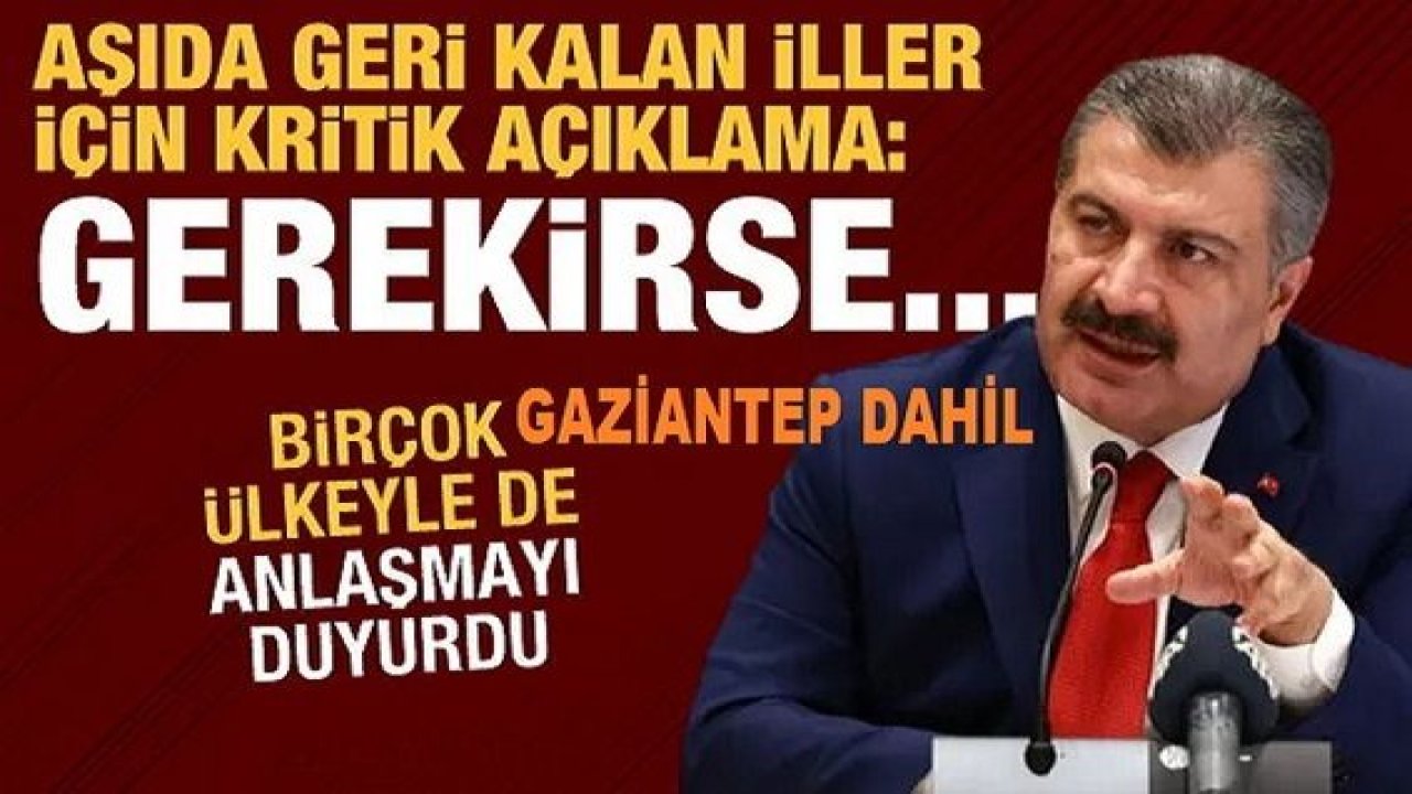 Son Dakika: Video Haber... Sağlık Bakanı Fahrettin Koca Türkiye Ve Gaziantep'i Uyardı!Koca’dan Delta Plus varyantı uayrısı