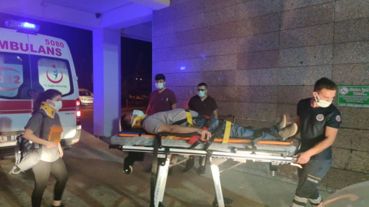 Son Dakika: Video Haber...Gaziantep’te otomobil ile kamyonet çarpıştı: 5 yaralı