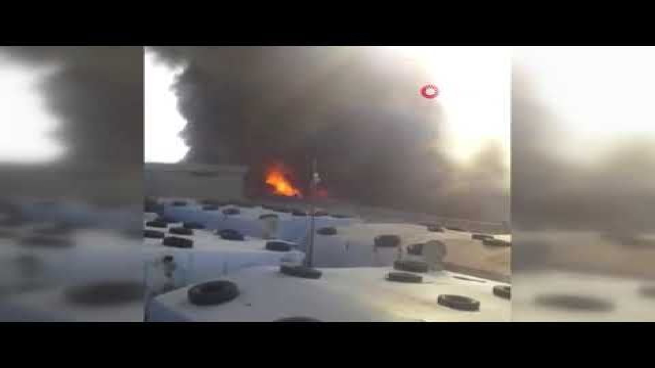 Lübnan’da mülteci kampında yangın