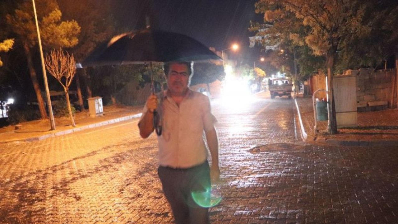 Gaziantep'te etkili olan yağmur havayı serinletti