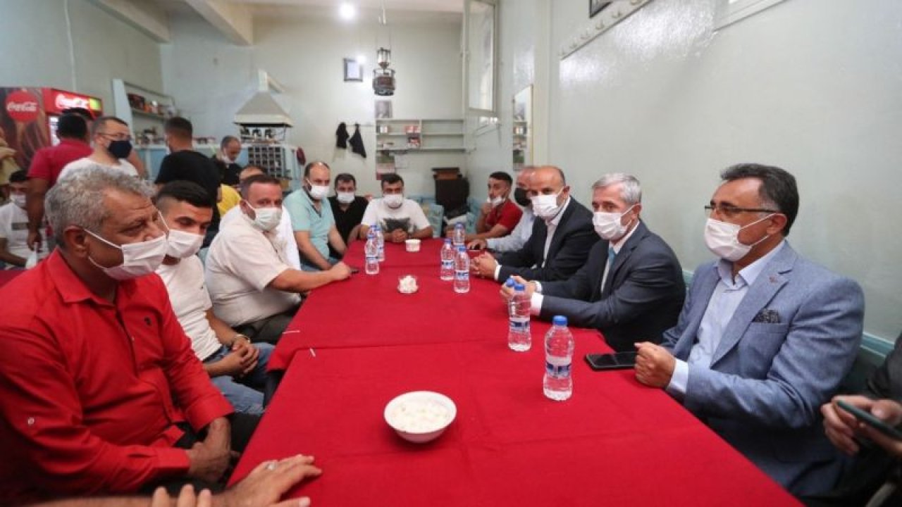 Ak Parti Tam Kadro Sahada! Tahmazoğlu, milletvekilleri ile birlikte esnafı ziyaret etti