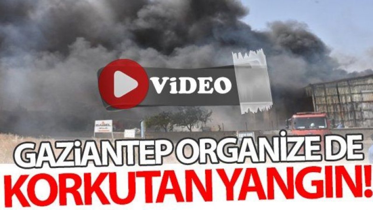 Son dakika! Gaziantep Organize’de korkutucu yangın!