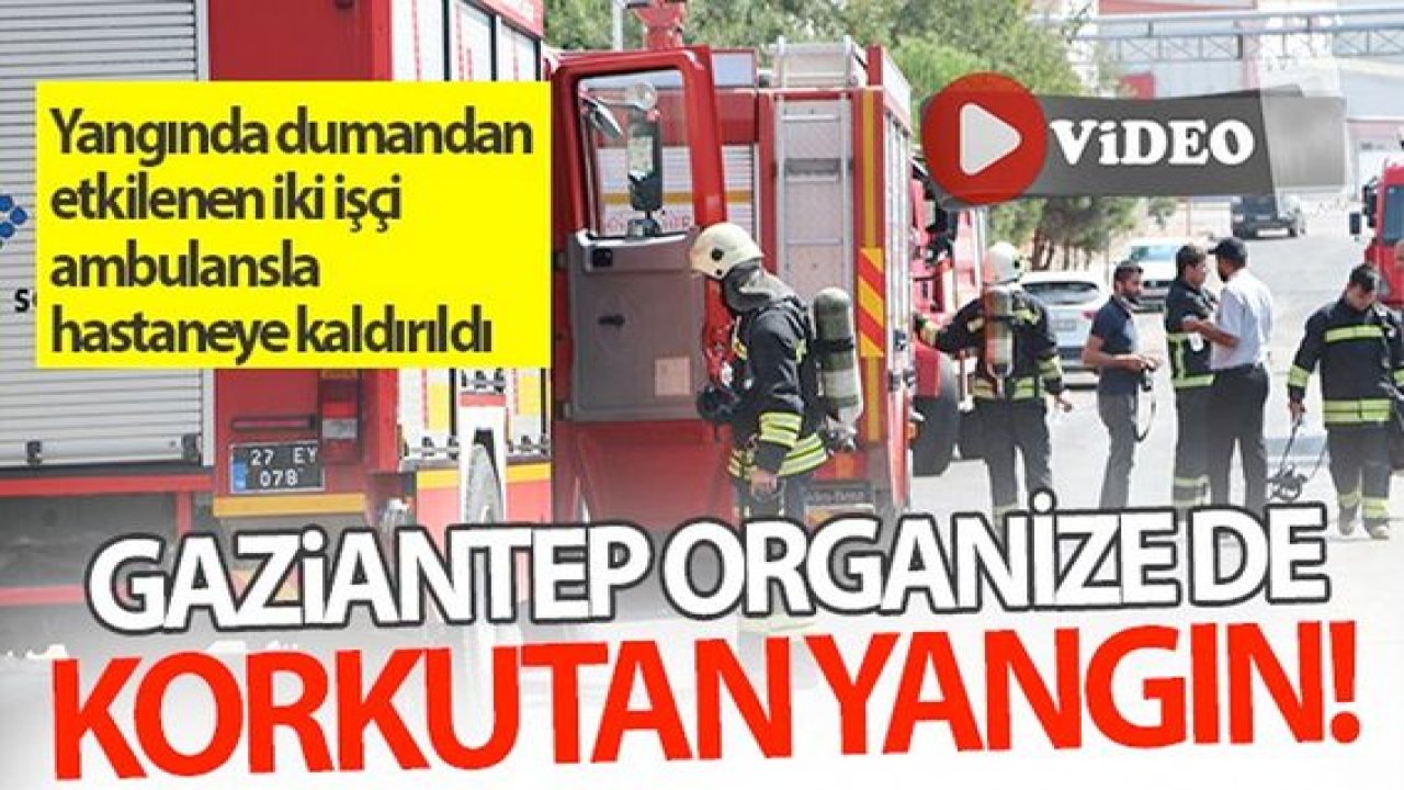 Son Dakika:Video Haber...Gaziantep organizede yangın üzerine yangın.Bu kez de Kahraman gıda yanıyor