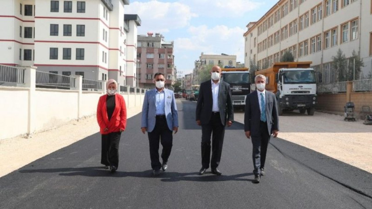 Milletvekili Kirazoğlu Şahinbey'de asfalt çalışmalarını inceledi