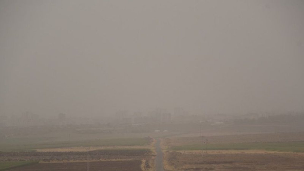 Foto Haber: Şanlıurfa'da toz taşınımı hayatı olumsuz etkiledi