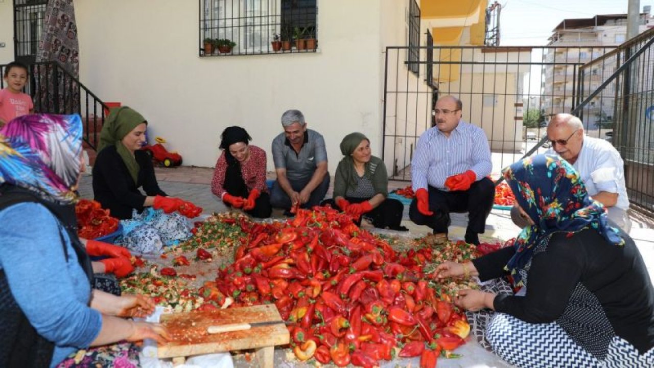 "Gastronomi kenti" Gaziantep'te kadınların salça telaşı