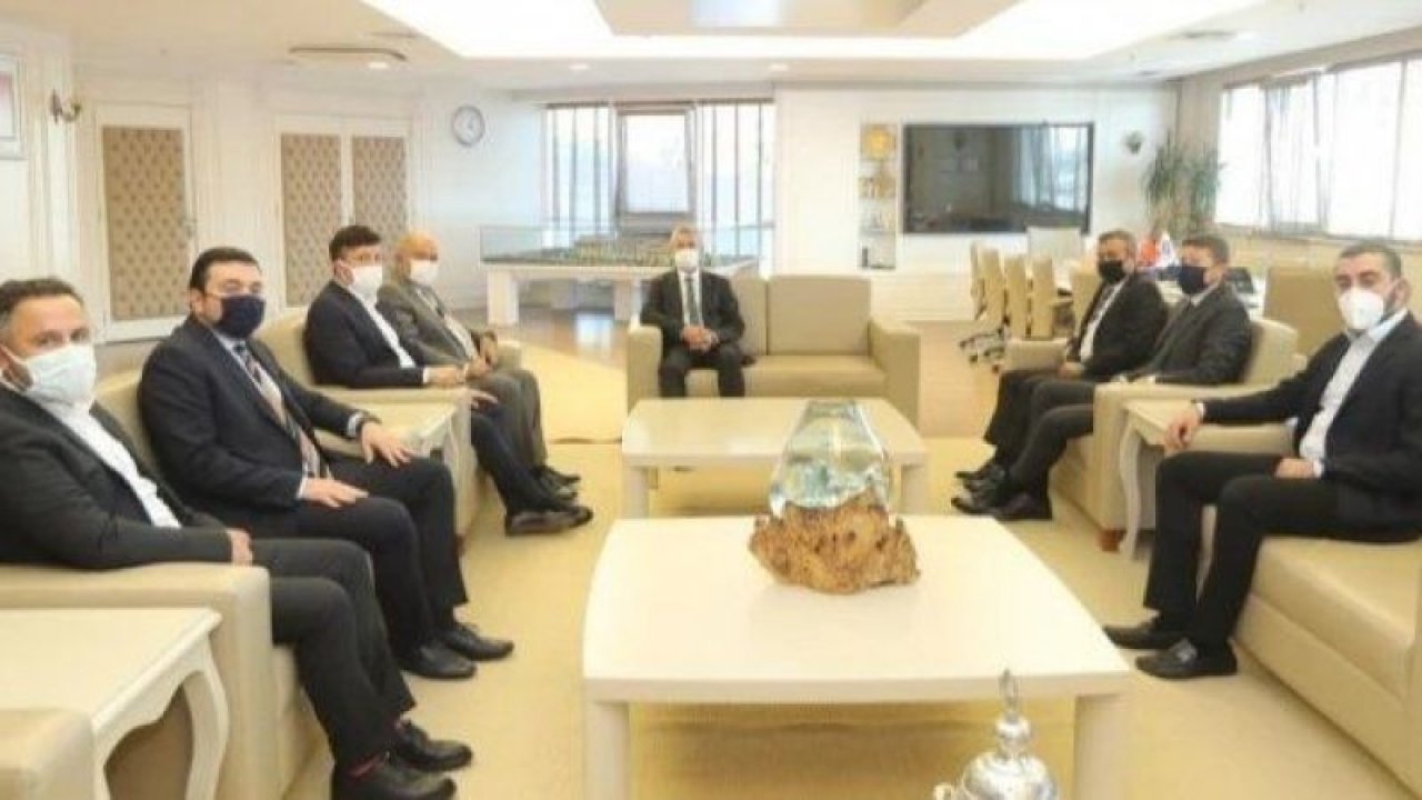 Gaziantep FK yönetimi, Tahmazoğlu’nu ziyaret etti