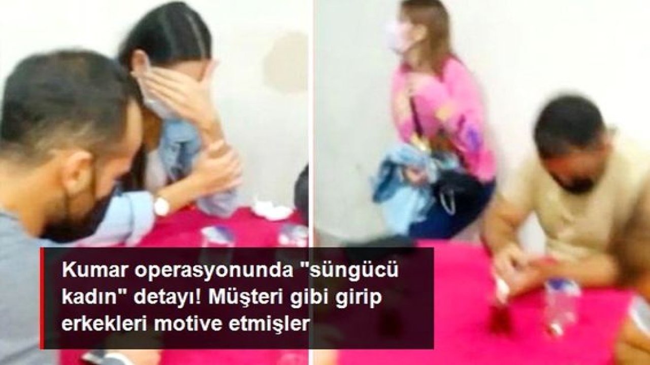 Son Dakika...Gaziantep'te kumar operasyonunda "süngücü kadınlar" gözaltına alındı