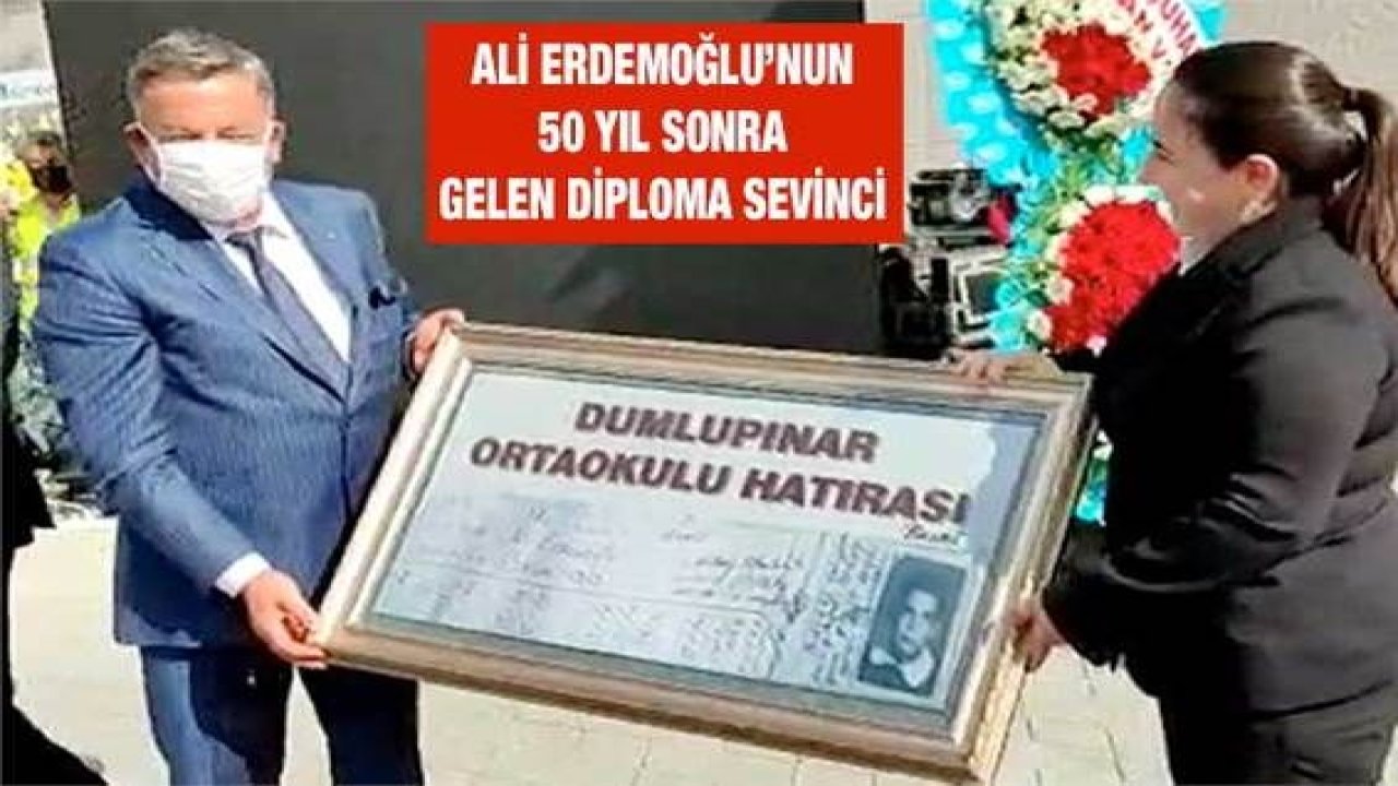 Video Haber:Ali Erdemoğlu’nun 50 Yıl Sonra Gelen Diploma Sevinci