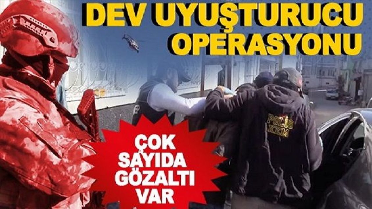 Son Dakika: Video Haber...Gaziantep'te Dev Uyuşturucu Operasyonu! 10'larca Kişi Yakalandı