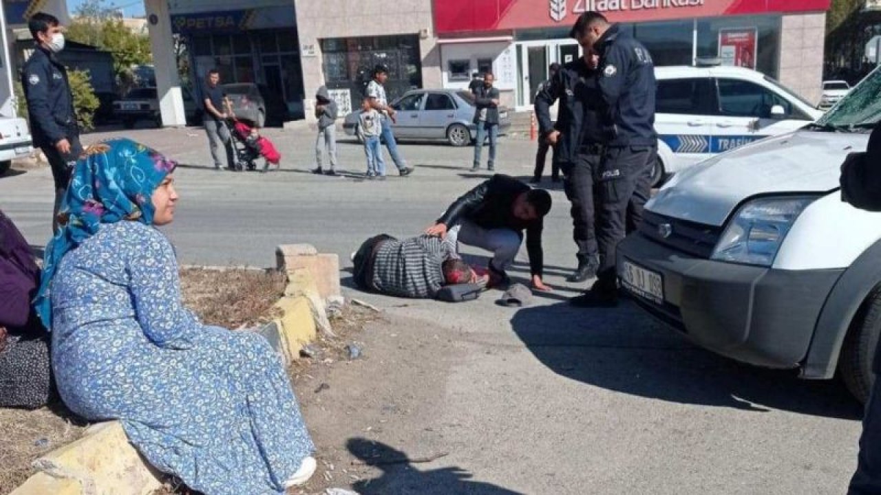 Gaziantep'te hafif ticari aracın çarptığı kişi yaralandı