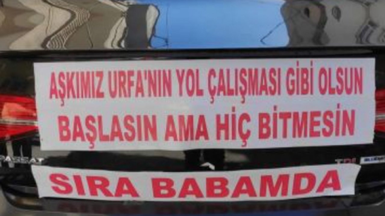 Bitmeyen yol mizah konusu oldu: Aşkımız Urfa’nın yol çalışması gibi olsun