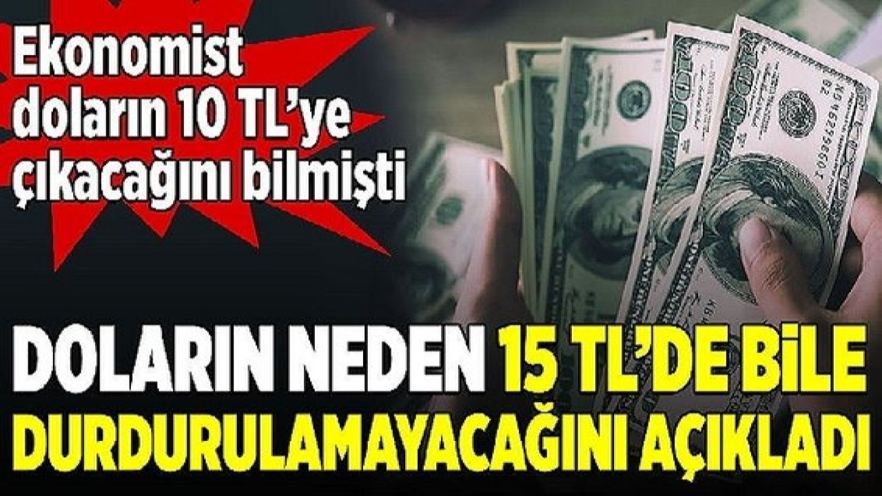Video Haber:Gaziantep DİKKAT! Ünlü ekonomist dolar 15 TL'yi geçecek dedi! Dolar 15 TL'yi Geçecek mi? Ekonomist Selçuk Geçer, Doların neden 15 TL'de bile durdurulamayacağını açıkladı