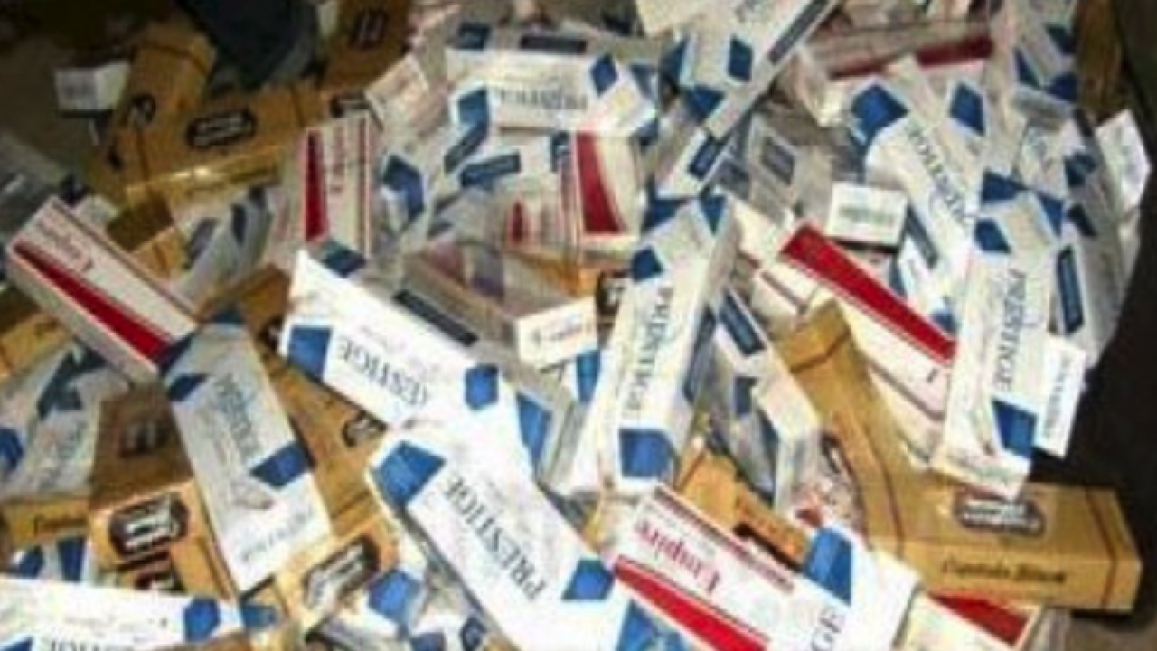 Gaziantep'te gümrük kaçağı 47 bin 860 paket sigara ele geçirildi