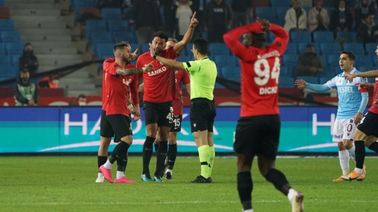 Trabzon'da Hakem Arslanboğa faciası, Gaziantep FK 3-0 kaybetti