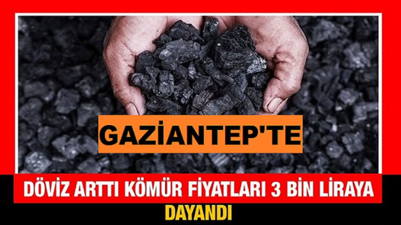 Son Dakika: Gaziantep Dikkat! Gaziantep'te kömürün tonu 3 Binlirayı geçti... Kömür fiyatları yeniden zamlanacak