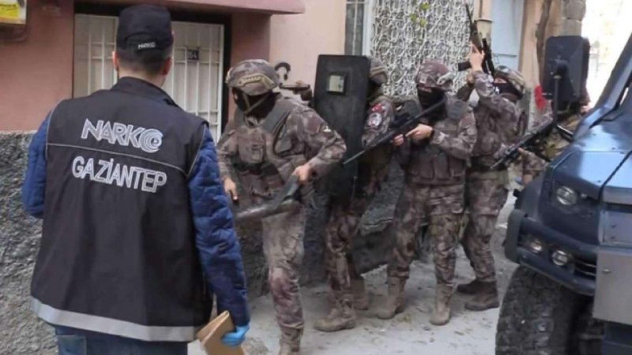 Gaziantep'te uyuşturucu operasyonunda 5 zanlı yakalandı