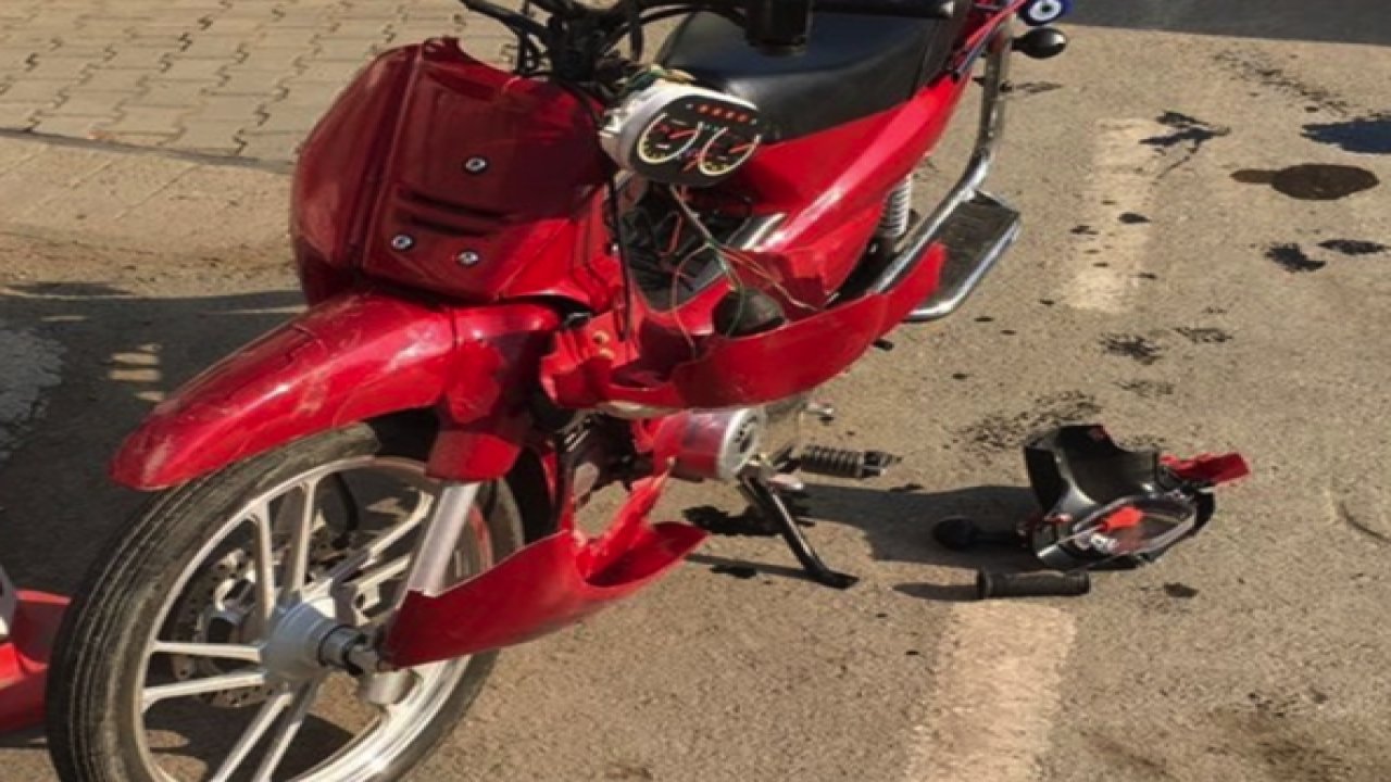Gaziantep'te devrilen motosikletteki 3 kişi yaralandı
