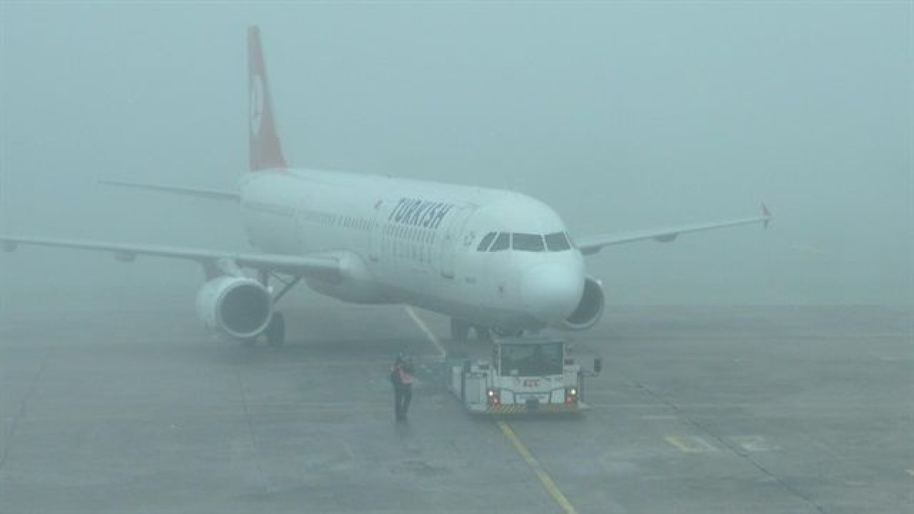 Son Dakika: Gaziantep'te uçak seferlerine sis engeli