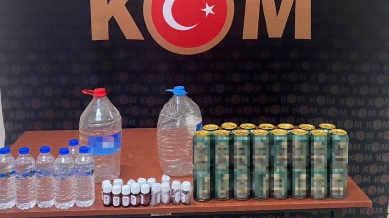 Gaziantep'in Nizip ilçesinde  2 günde 7 kişi sahte alkolden zehirlendi