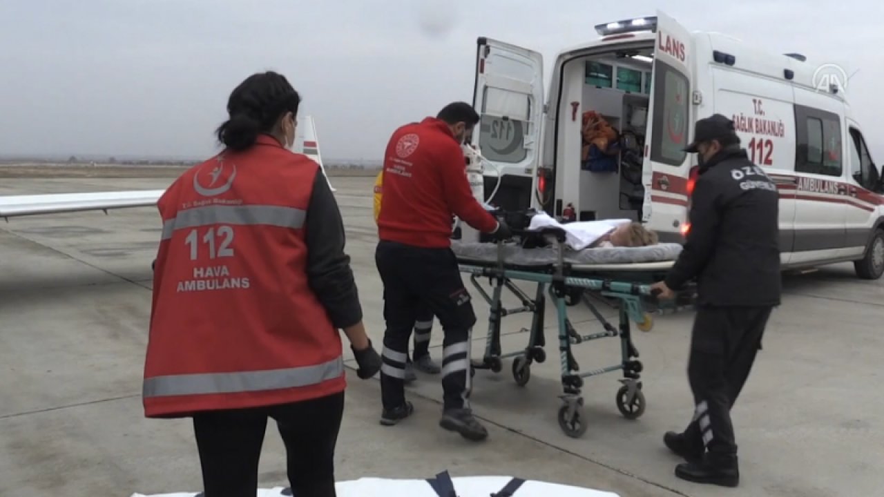 Son Dakika: Video Haber...Kilis'te kireç çözücü içen 21 aylık çocuk ambulans uçakla Ankara'ya götürüldü