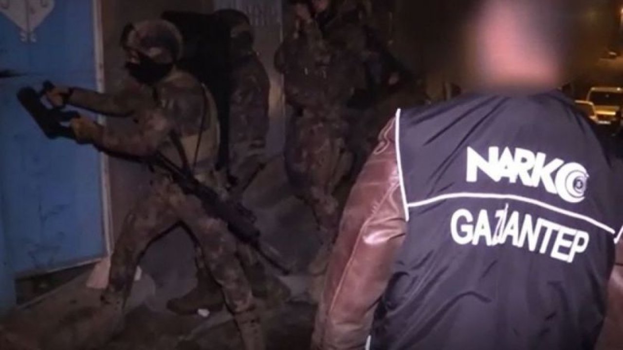 Son Dakika...Gaziantep’te dev uyuşturucu operasyonu.Operasyonda 39 uyuşturucu taciri tutuklandı