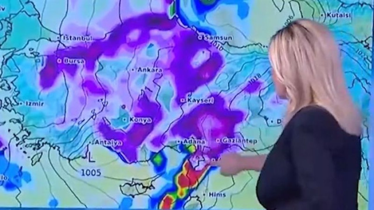 Son dakika: Video Haber... Dikkat Gaziantep Hazır Ol! Gaziantep'e kar yağışı geliyor!