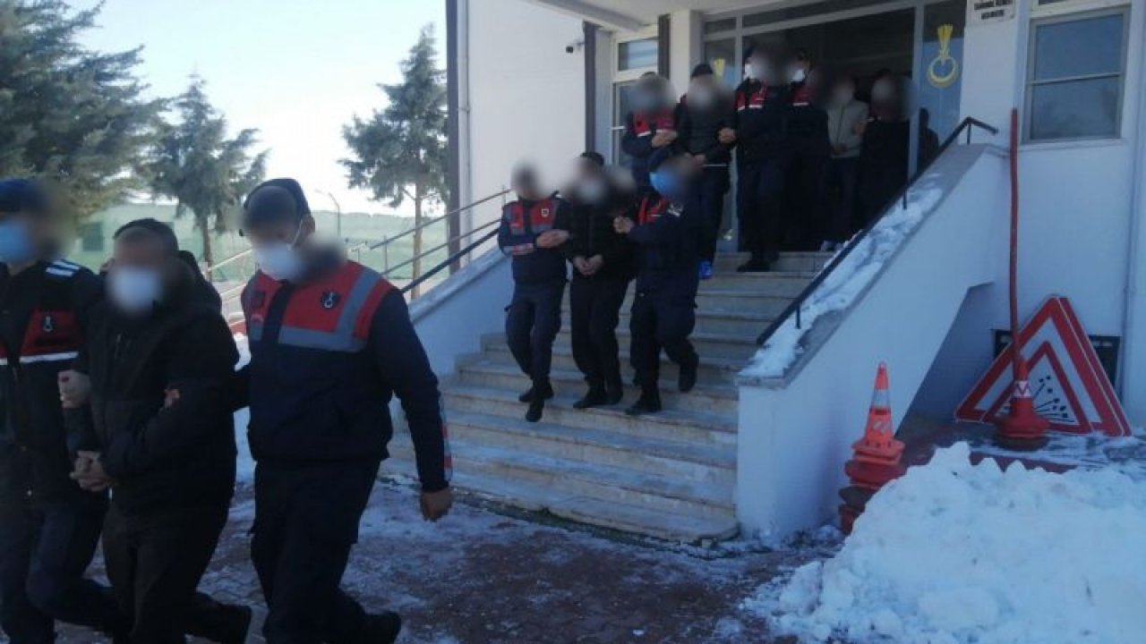 Gaziantep'te suç örgütüne operasyon...Operasyonda 5 kişi tutuklandı