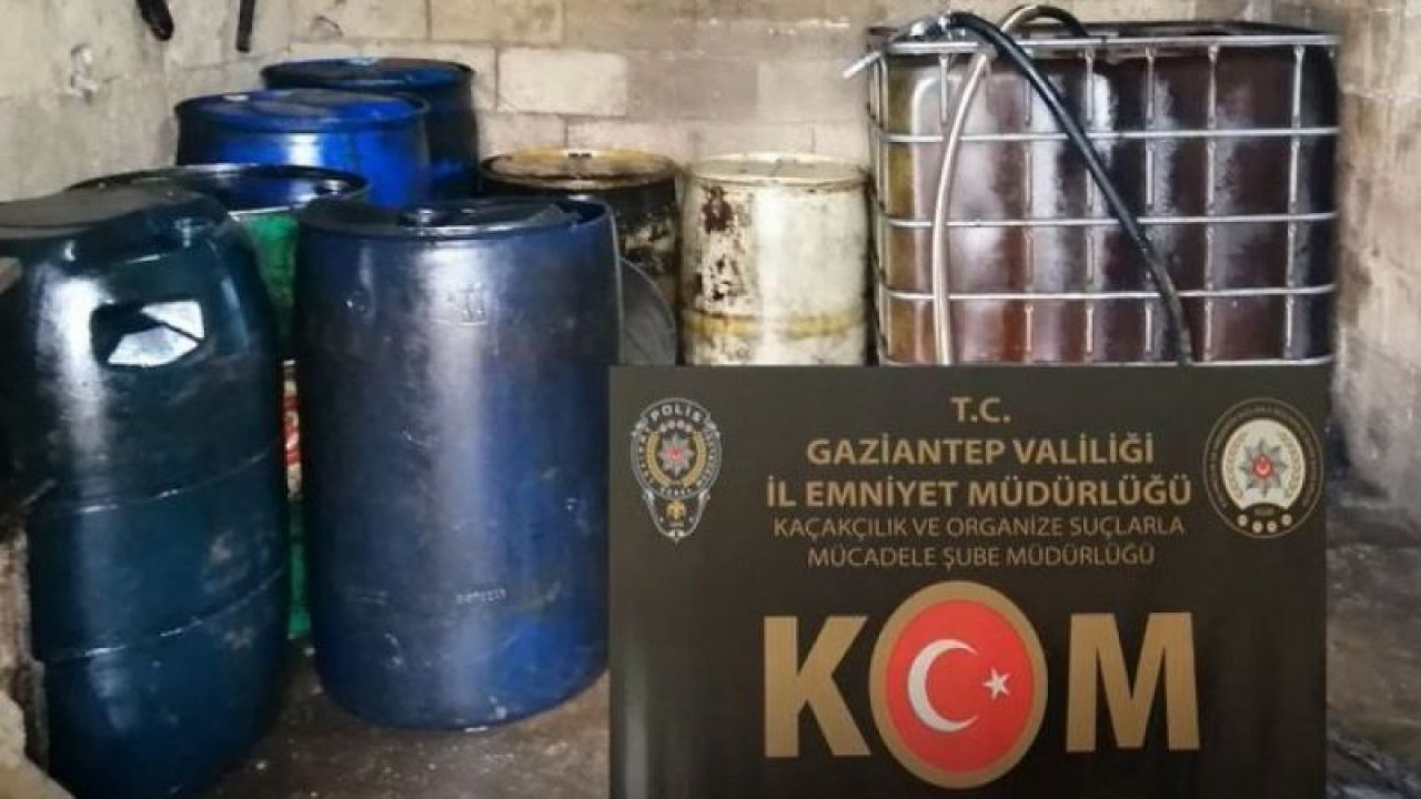Video Haber...Gaziantep’te 2 bin 500 litre kaçak akaryakıt ele geçirildi