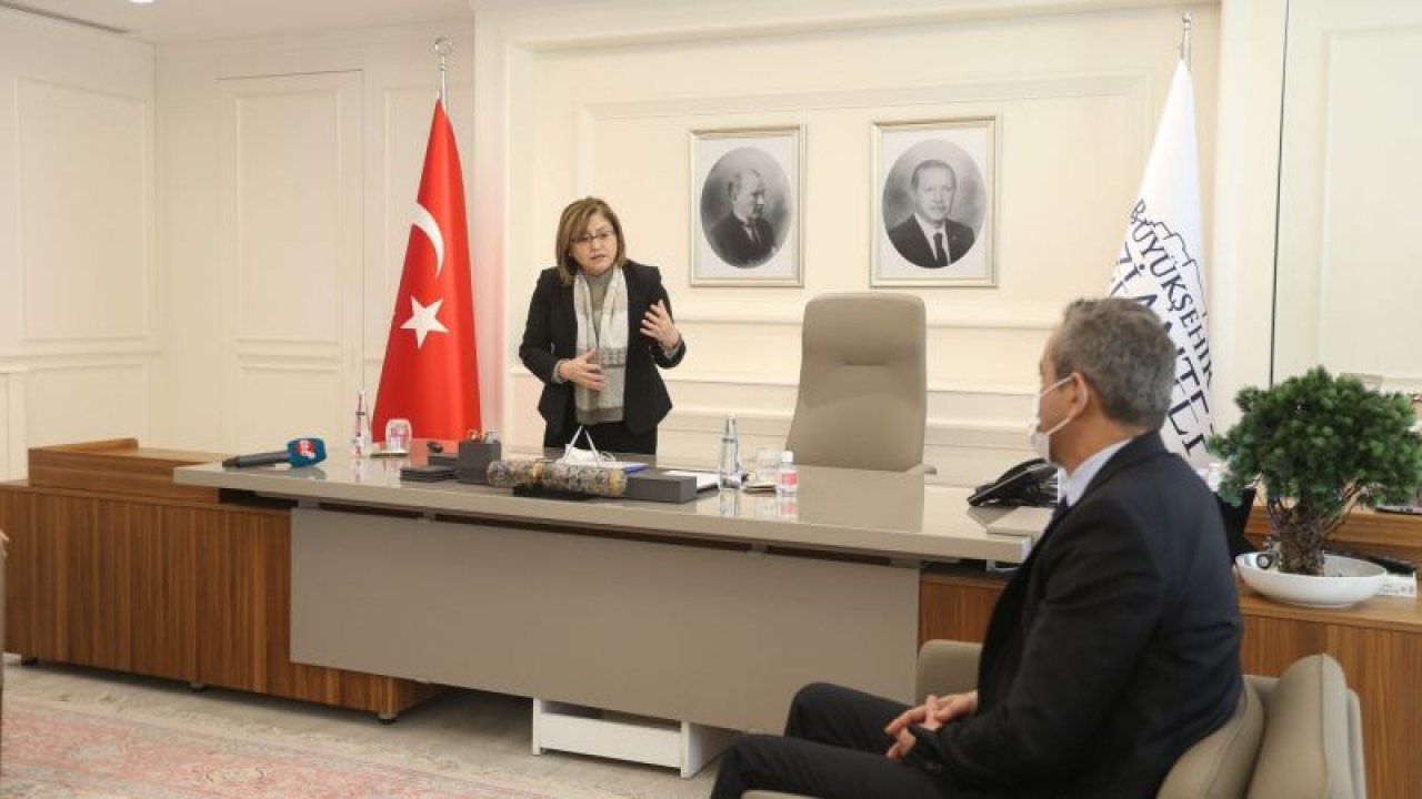 Milli Eğitim Bakanı Özer,Başkan Fatma Şahin’i ziyaret etti