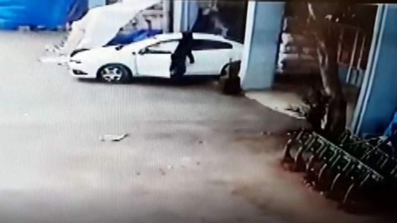 Son Dakika:Video Haber...Gaziantep'te bir hırsız 10 bin liralık Antep fıstığını 45 saniyede çaldı