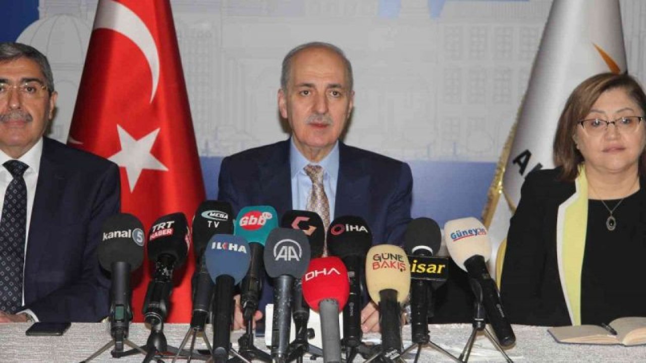 Son Dakika: Video Haber...AK Parti Genel Başkanvekili Prof. Dr.  Numan Kurtulmuş Gaziantep'te. Kurtulmuş: “6 muhalefet partisi değil 7 parti var, HDP gizli ortaklarıdır”