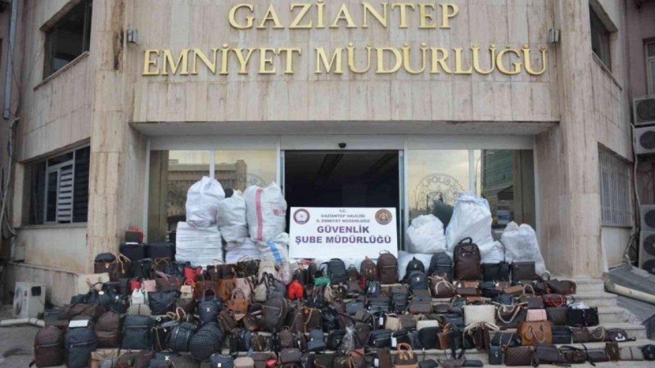 Son Dakika...Gaziantep’te 10 milyon 380 bin liralık taklit ürün ele geçirildi