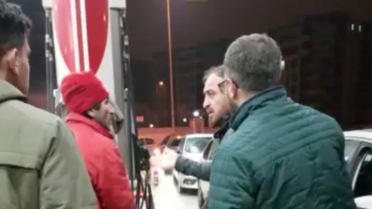 Video Haber: Saatlerce beklediler yakıt alamadılar! Gaziantep'te çalışanlarla vatandaşların tartışması kameralara yansıdı