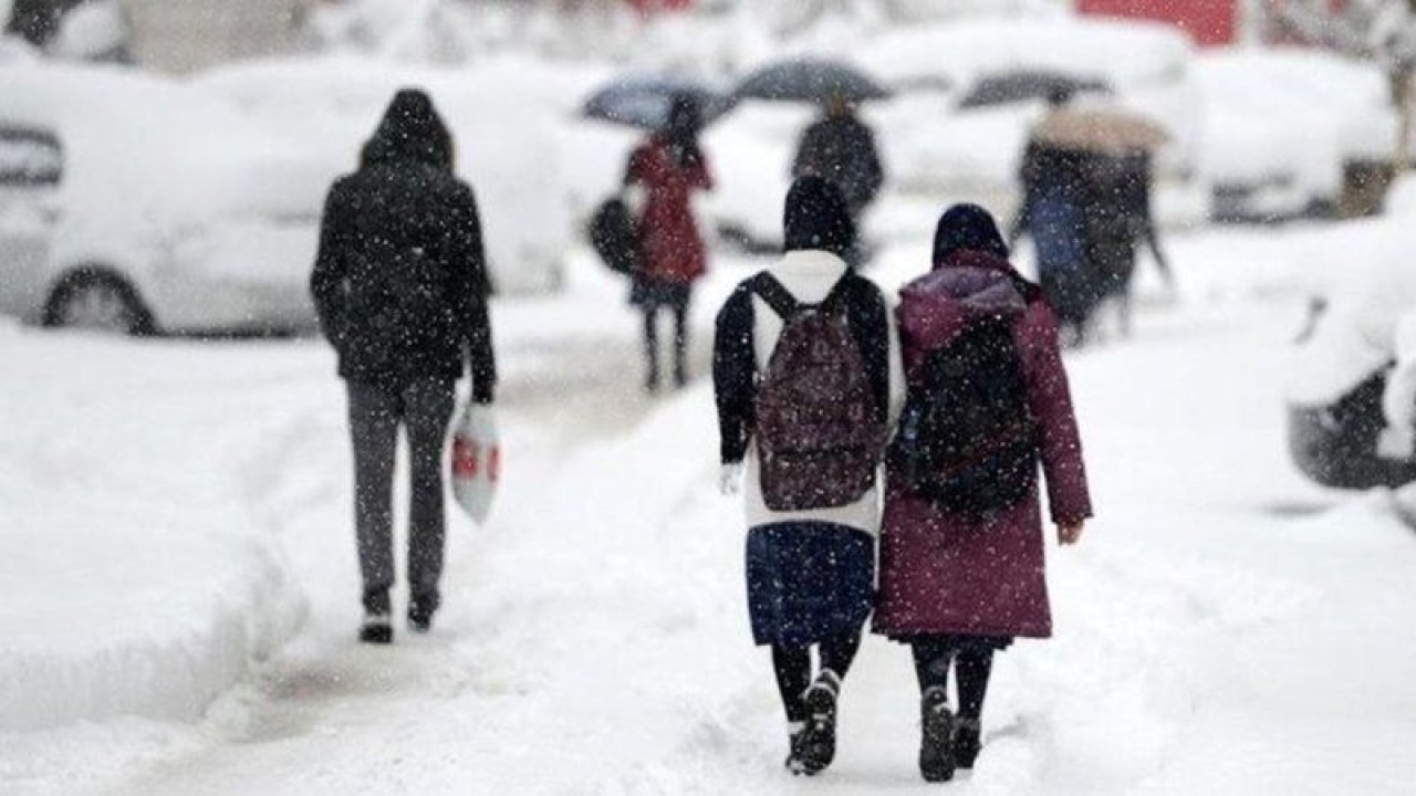 Gaziantep’te okullara kar tatili