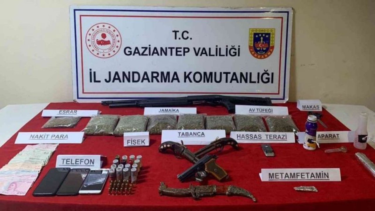 Gaziantep'te Jandarma uyuşturucu satıcısı ve kaçakçılarına göz açtırmıyor