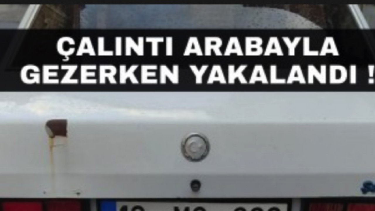 Gaziantep'te çalıntı araçta yakalanan 4 şüpheli gözaltına alındı
