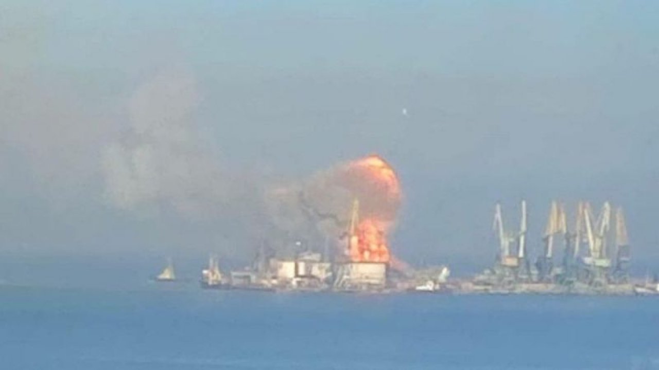 Ukrayna ordusu Rusya’nın Orsk gemisini vurdu