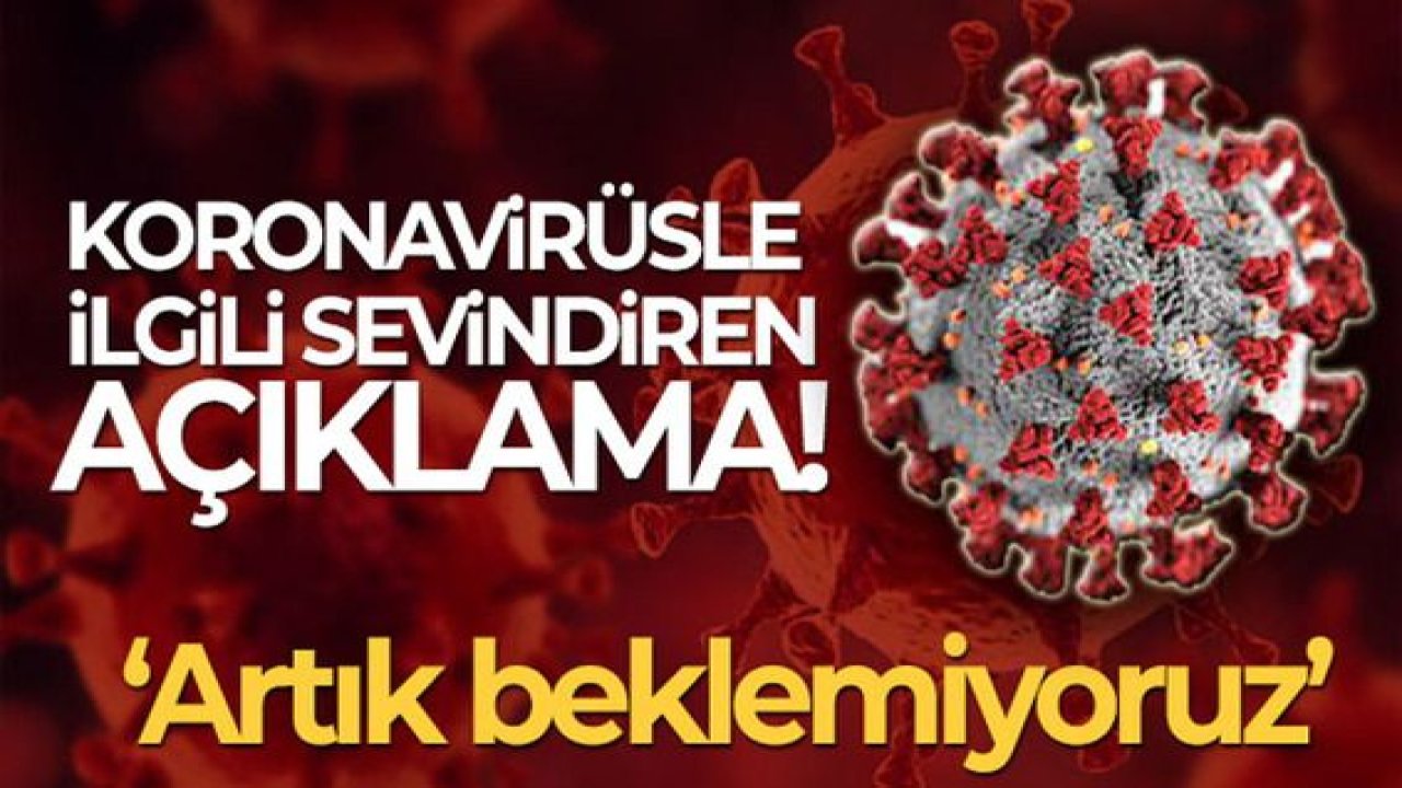 Prof. Dr. Özkaya: "Artık dalga beklemiyoruz, virüsün bulaşma ve hastalık yapma hızı yavaşladı"