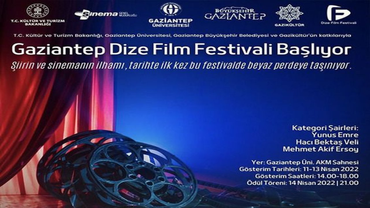 “Gaziantep dize film festivali” başlıyor